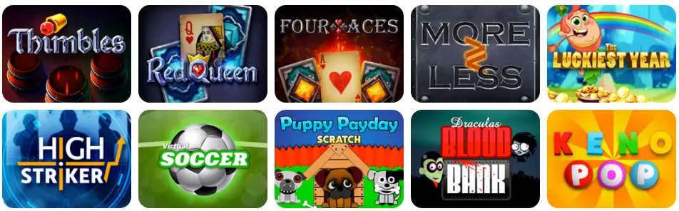 Jeux en ligne Wildz Casino