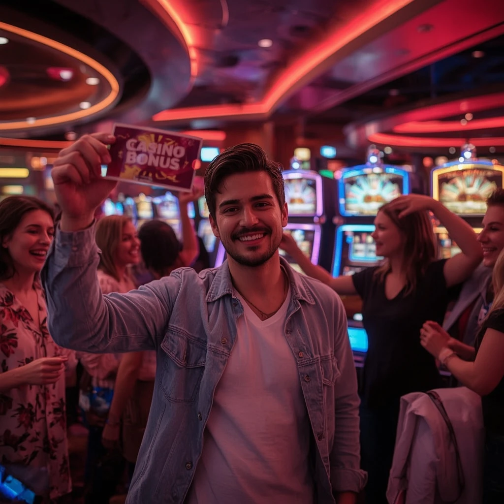 une personne tenant un bonus de WILDZ CASINO